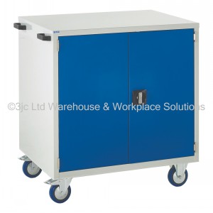 Euroslide Storage Cabinet Mobile 2 Door Cupboard